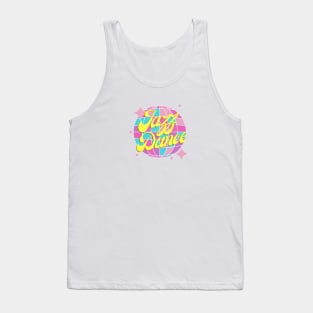 Jazz dance disco ball for kids and teens in colorful Comic Design Tank Top